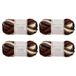 Utopia Crafts Knuffel Ombre Super Chunky Chenille Zacht Garen voor Breien en Haken (Cappucino Blend, 4X 100g)