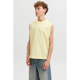 JACK & JONES JUNIOR tanktop lichtgeel