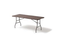 KG KITGARDEN - Multifunctionele klaptafel in houtlook, 180 x 75 x 74 cm, bruin