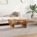 vidaXL Salontafel massief mangohout 88x50x40 cm bruin