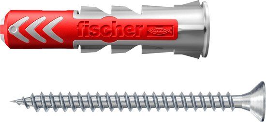 fischer DuoPower 6x30 met schroef - 50 stuks