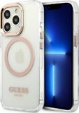Guess Translucent Back Case (MagSafe Compatible) - Goud