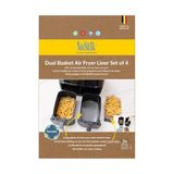 Nostik Beschermfolie Dubbele Airfryer Set Van 4