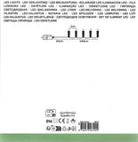 Koopman Guirlande LED - Microcluster - 1200 LED - 3000K blanc chaud - 24 mètre