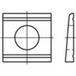 TOOLCRAFT Spieschijven 17,5 mm Inox A4 25 pièce(s) 1060737
