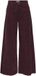 ONLY Pantalon 'NESSA' rouge foncé
