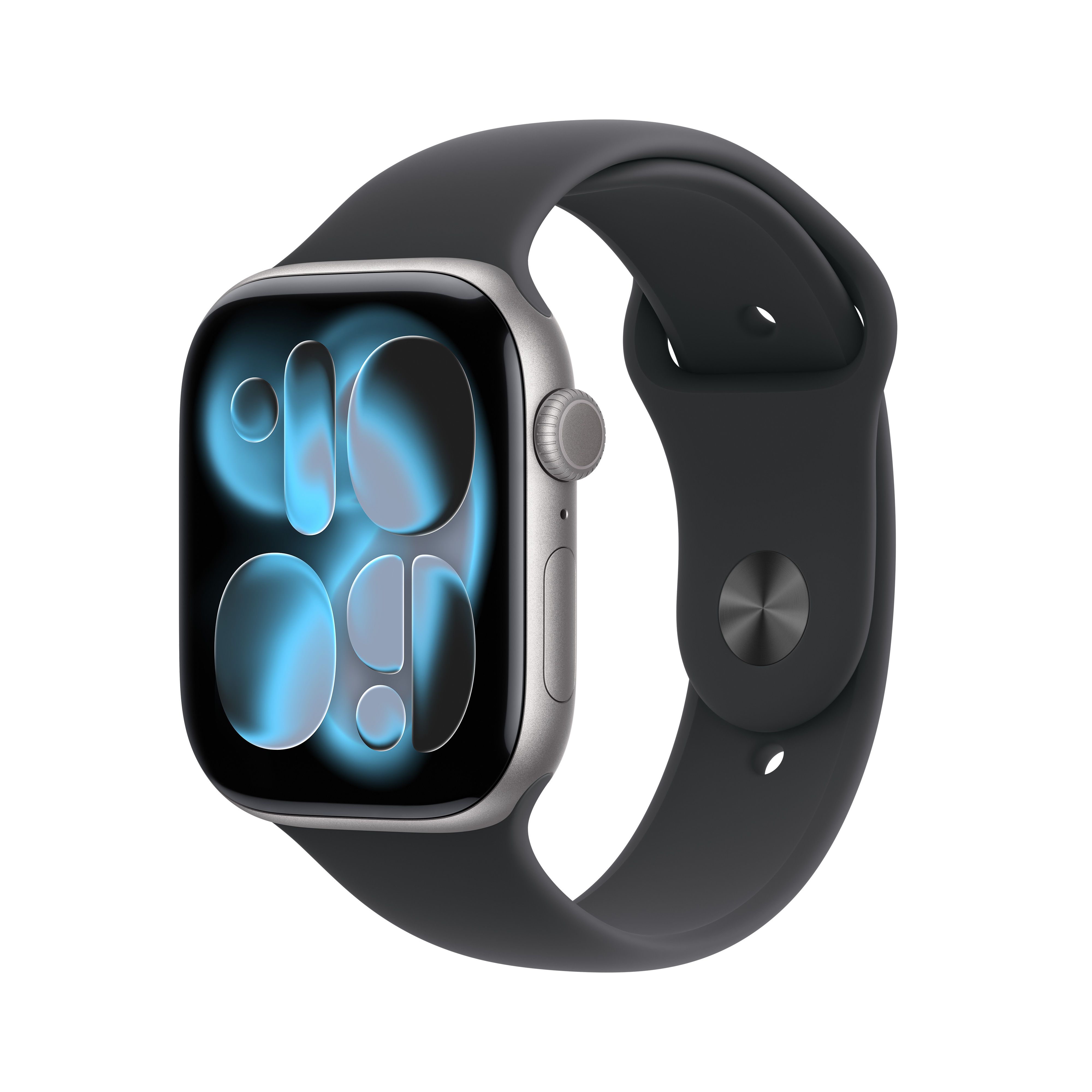 Apple Watch Series 11 OLED 46mm Smartwatch - Grey with Black Band - GPS & Wifi