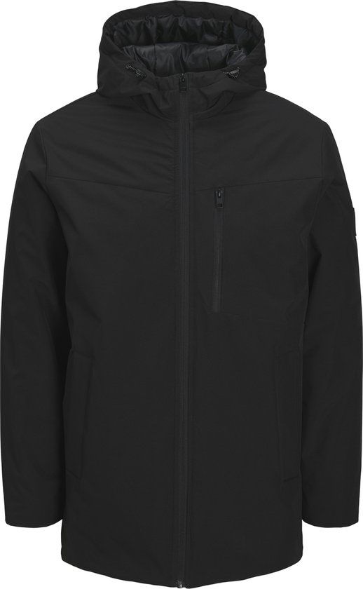 JJ REBEL JREBCASPER PARKA - Heren - Zwart - Maat L - Parka - Mannen