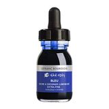 Lefranc Bourgeois 301278 Nan King Kalligrafie- en Tekeninkt - 30ml Fles, Blauw