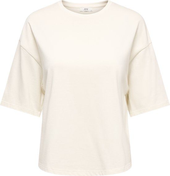 JDY Jacqueline de Yong T-shirt Jdyalma 2/4 Lace Detail T-shirt Jrs 15384230 Egret Dames Maat - L