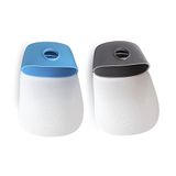 Prince Lionheart Reach It Kraanverlenger |Kinderen Handwas | 2 Pack | Flexibel voor de meeste kranen | Verwijderbaar | Anti-microbieel | Minder Knoeien - Grey & Blue