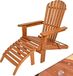 Casaria Adirondack Acaciahout – tot 160kg Belastbaar - Bruin