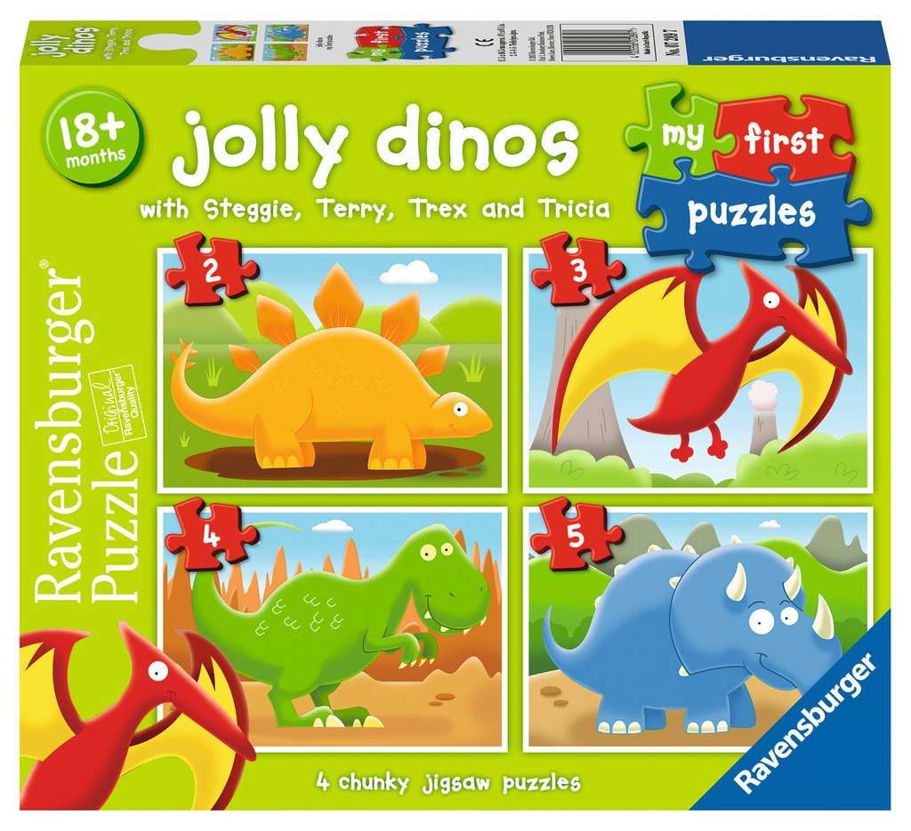 Ravensburger My First Puzzle, Jolly Dinos - 1.5+ Years