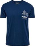 Hummel Pulse Graphic T-shirt Met Korte Mouwen Blauw S Man