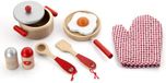 Vigatoys Set de cuisine 8 pièces Rouge