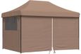 vidaXL Tente de réception Pliable 3x4 m Acier - Vert