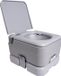 Bo-Camp Draagbaar toilet Flush Grijs Kunststof 10L