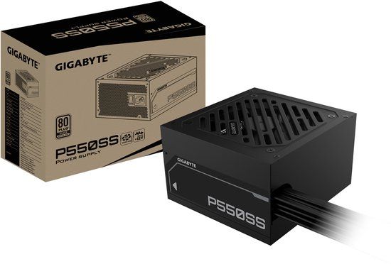 Gigabyte Voedingsapparaat Gp-P650Ss 650W 120Mm 80+Zilver Voor Desktopcomputer