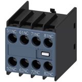 Siemens AG 3RH29111XA040MA0 SIE AUX.SWITCH BLOCK 4NC
