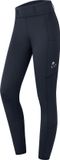 Elt Waldhausen Ella Thermal Riding Leggings | Thermo Paard Rijlegging | Kledingmaat 152 | Nachtblauw | Elastaan | Vrouwen | Skinny