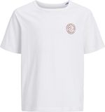 JACK&JONES Jongens T-shirt 128 Katoen Wit