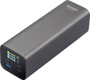 Voltcraft VC-C909 Powerbank 27000 mAh USB PD Li-ion Noir-argent Affichage d'état