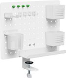 Activejet APB-002W Serre-câble de bureau blanc/gris