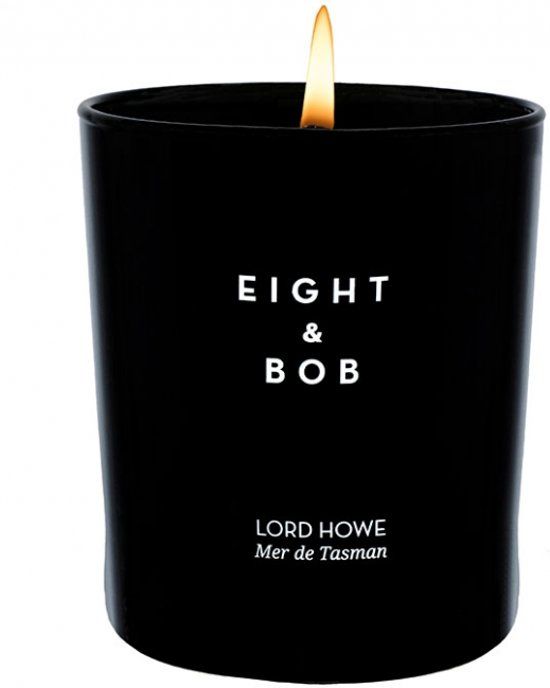 Eight & Bob - Lord Howe Mer De Tasman Candle - Geurkaars - Zwart