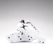 Gilbert rugby schoenen Sidestep Icon 6S - maat 8.5 - blanc.