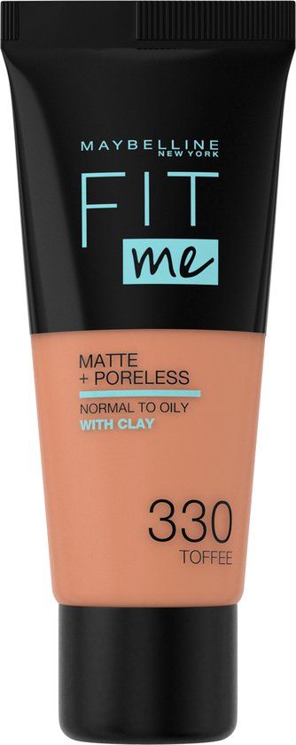 Maybelline New York Fit Me Matte + Poreless Foundation - 330 Toffee - 30ml