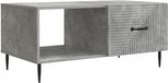 vidaXL Salontafel Betongrijs 90 x 50 x 40 cm Bewerkt hout