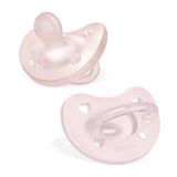 Chicco PhysioForma Siliconen Fopspeen, 2-6 maanden, 2 stuks, Roze