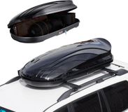 VEVOR Coffre de toit Coffre à bagages Coffre de toit 340L Coffre de toit verrouillable pour SUV