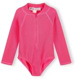 Minoti UV shirt meisjes lange mouw zwempak - UV-werend UPF 50+ - roze