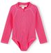 Minoti UV shirt meisjes lange mouw zwempak - UV-werend UPF 50+ - roze