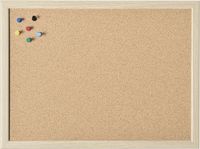 Magnetoplan 121922 prikbord Vast bulletinboard Bruin Kurk