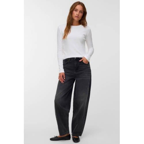 VERO MODA Vmbillie Hr Barrel Ank Jeans Li141 Noos jeans - zwart