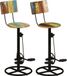 Maison Exclusive - Lot de 2 tabourets de bar en bois massif recyclé