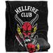 Stranger Things HELLFIRE CLUB LOGO Silky Touch Super Zachte Sprei Deken 152 x 127 cm
