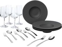 Villeroy & Boch Manufacture Rock Pasta-Set van 12