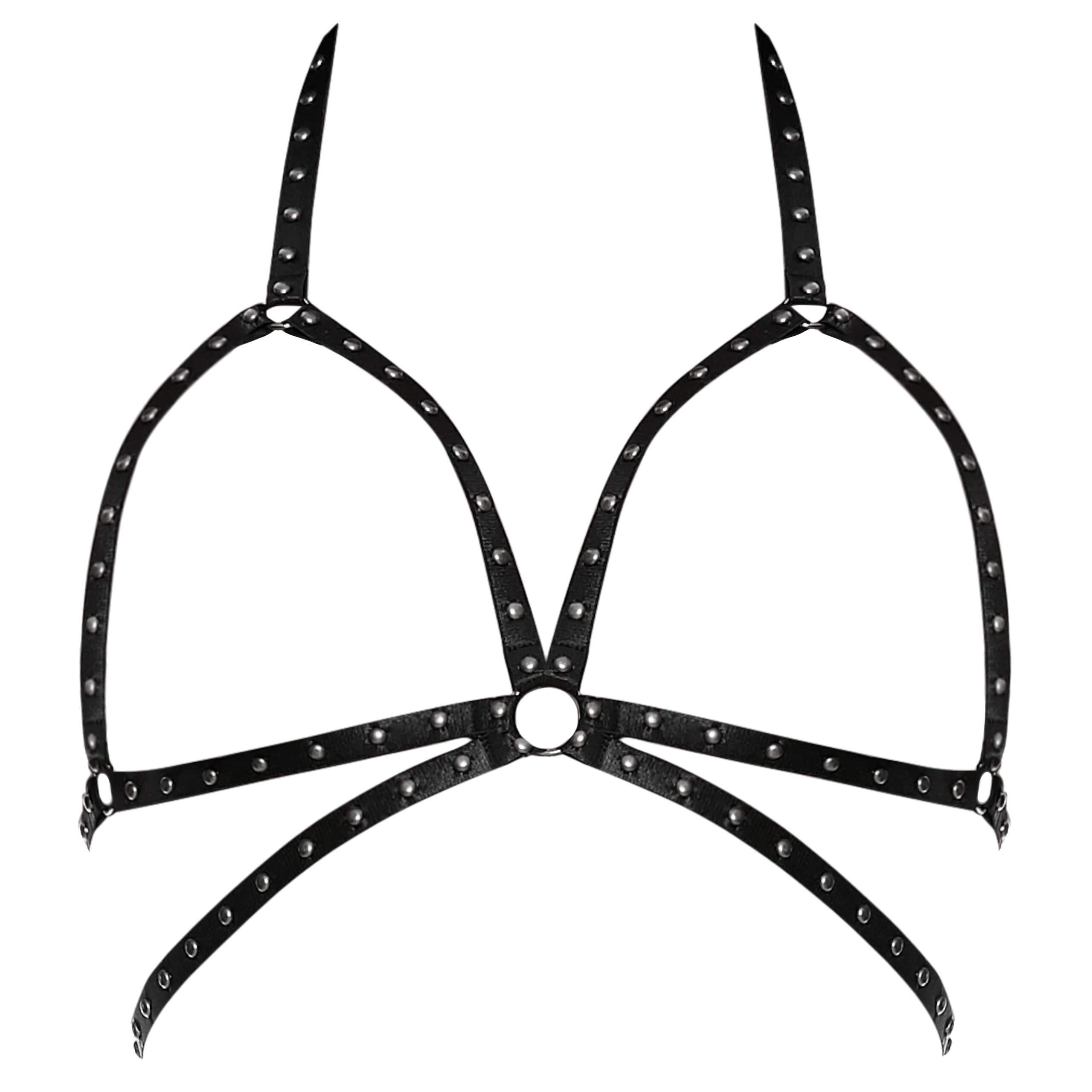 Lingerie Collection Hey Stud Bra - Silver O/S