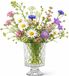 Alessandro vase Georgeous - transparent decorated glass - H18 cm - cylinder shape - on base
