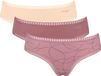Sloggi Damen Go Crush Hipster 3er-Pack Baumwolle Einfarbig XX-Large