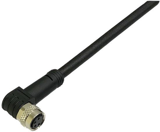 BKL Electronic 2700013 Sensor/actuator aansluitkabel M8 Aantal polen (sensoren): 4 Koppeling, haaks 5 m 1 stuk(s)