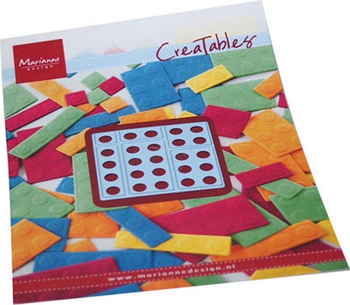 Marianne Design Creatables, Bakstenen, voor Paper Craft Projects, Lichtblauw, One size