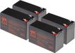 T6 Power Jeu de batteries pour APC Smart-UPS SUO2000XLI, VRLA, 12 V