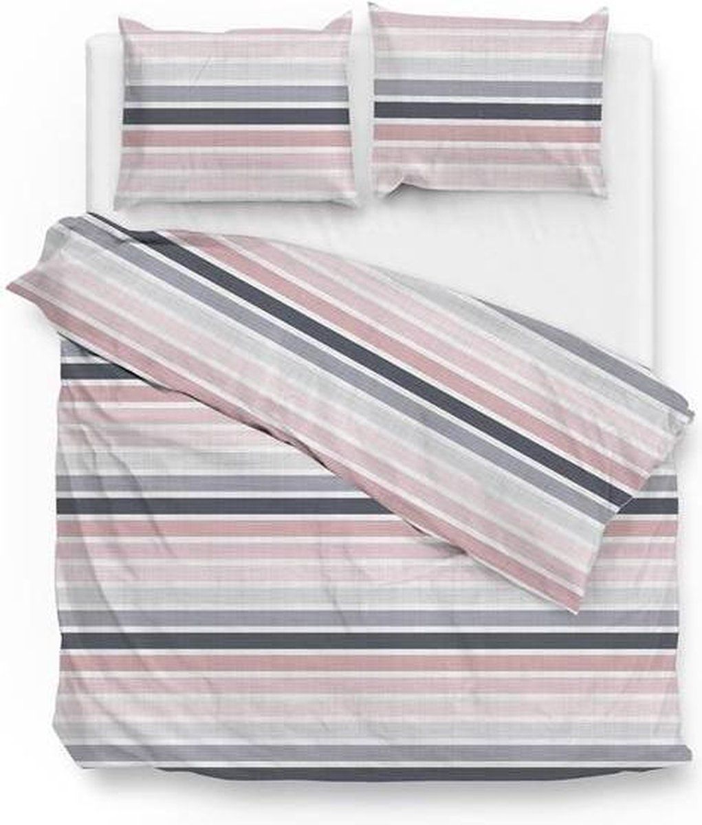 Zo!Home Dekbedovertrek Vera - Roze - Katoen - 240x220 cm