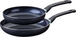 Fackelmann Brandao Set de poêles, 2 pièces, revêtement céramique antiadhésif, 24 cm et 28 cm, aluminium recyclé, adapté à toutes les sources de chaleur