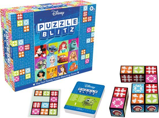 Goliath Puzzle Blitz Disney - Breinbreker - Puzzel - Wie lost als eerste de puzzel op?