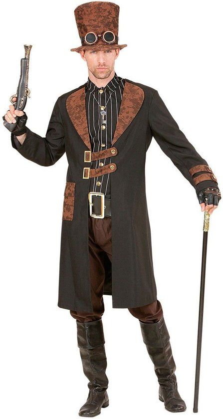 Widmann Steampunk Kostuum Techo Wacko Steampunk Man XL Carnaval kostuum Verkleedkleding